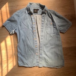 ASOS Men’s Denim Short Sleeve Button Up